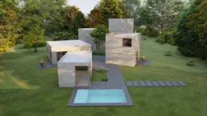 diseño complejo de cabañas